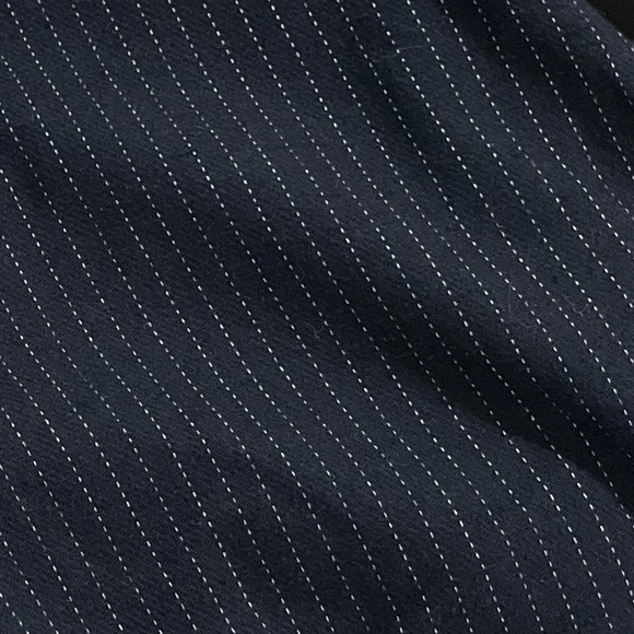 One Fine Day Wool Navy Blue Pinstriped skirt - Picture 4 of 5